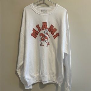 NEW Gameday Couture X Social House Miami Hurricanes Women’s Sweatshirt. Size XXL